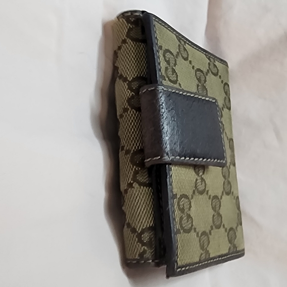 Gucci Monogram Princy Sherry Line Compact Wallet - Picture 7 of 16